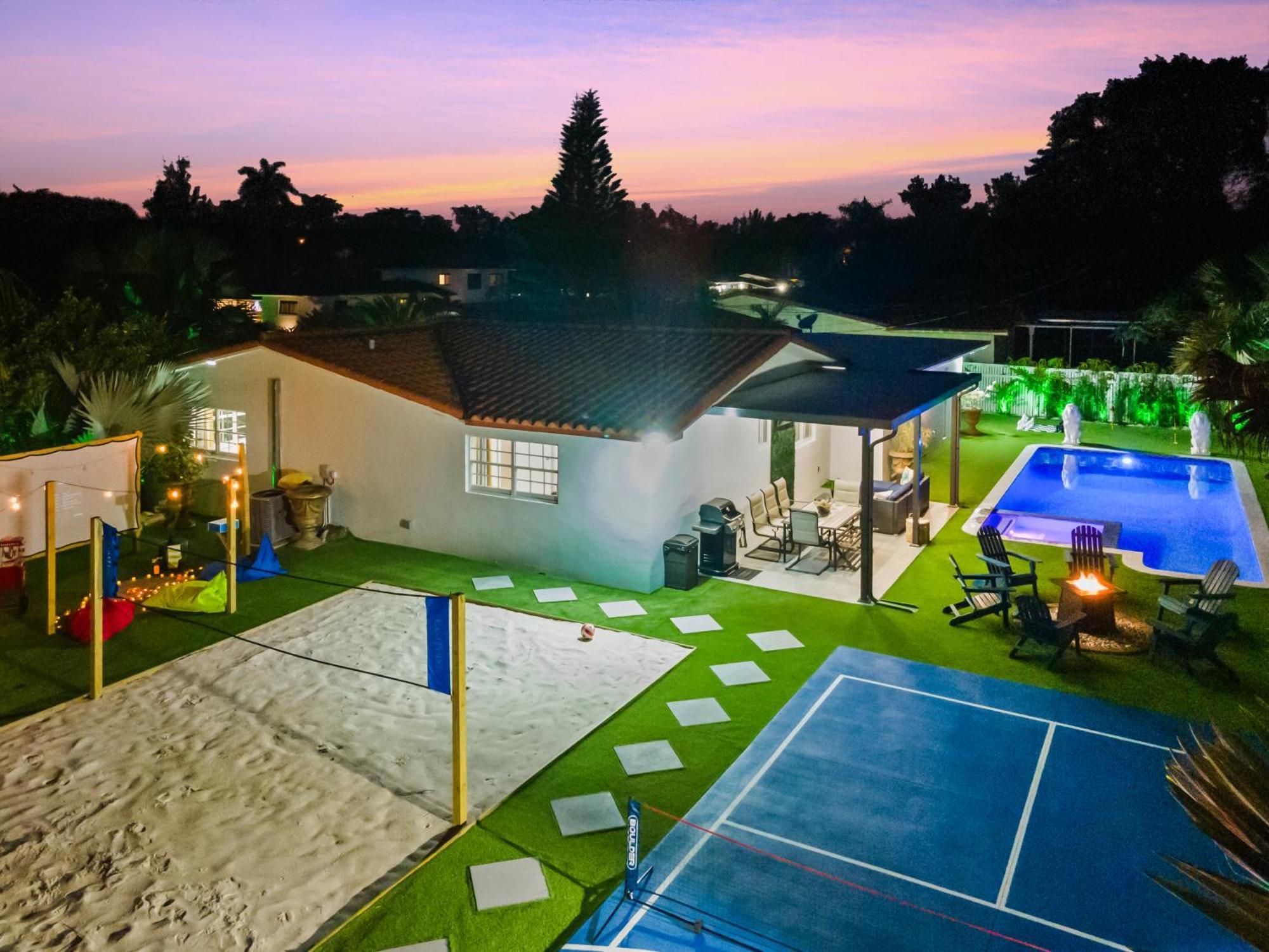 Majestic Lion Villa 11Bd Heated Pool Spa Games Bbq 迈阿密 外观 照片